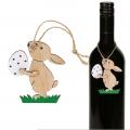 [F410467] Anhänger Hase mit Ei ca. 70x62 mm